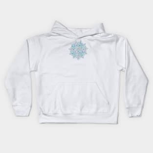 Pretty Metallic Mandala V Kids Hoodie